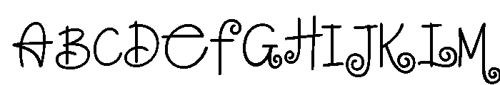 Mabel Finch Font UPPERCASE