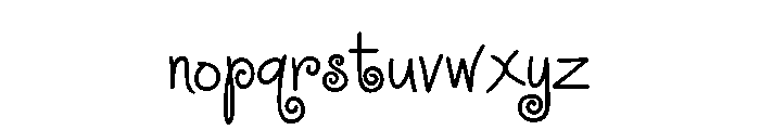 Mabel Finch Font LOWERCASE