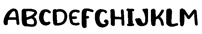 Mac and cheese Font UPPERCASE