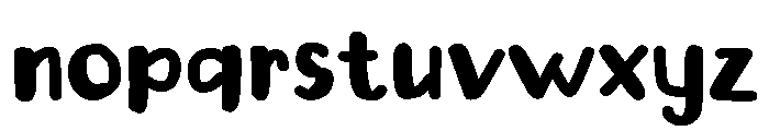 Mac and cheese Font LOWERCASE