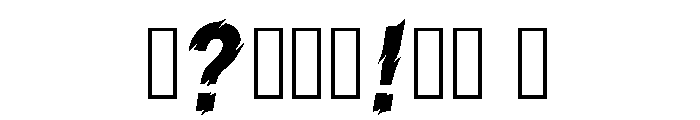 Macabre Regular Font OTHER CHARS