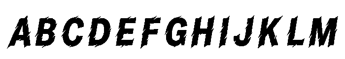 Macabre Regular Font UPPERCASE