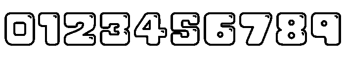 Macaron Soda Outline Shine Font OTHER CHARS