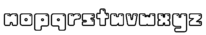 Macaron Soda Outline Shine Font LOWERCASE