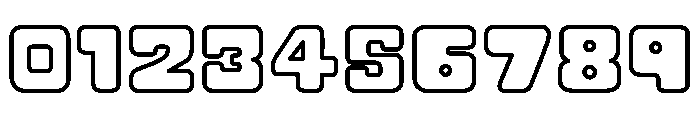 Macaron Soda Outline Font OTHER CHARS