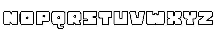 Macaron Soda Outline Font UPPERCASE