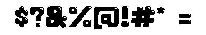 Macaron Soda Solid Shine Font OTHER CHARS