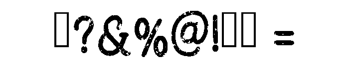 Machine 1942 Regular Font OTHER CHARS