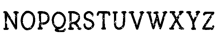 Machine 1942 Regular Font LOWERCASE