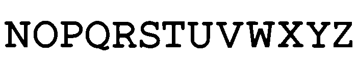 Machine Vintage Regular Font LOWERCASE