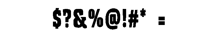 Machro Font OTHER CHARS
