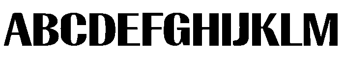 Machro Font UPPERCASE