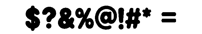 Machron Font OTHER CHARS