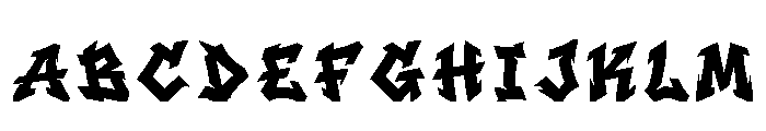Mackerel Regular Font UPPERCASE