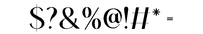 Macline-Medium Font OTHER CHARS