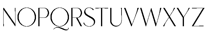 Macline-Regular Font UPPERCASE