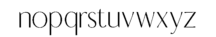 Macline-Regular Font LOWERCASE