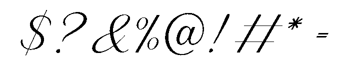 MaclineScript-Regular Font OTHER CHARS