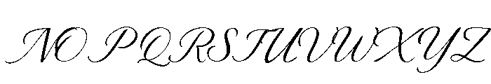 MaclineScript-Regular Font UPPERCASE