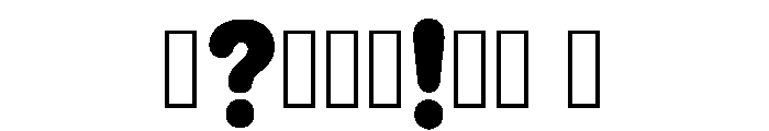 Macra Regular Font OTHER CHARS
