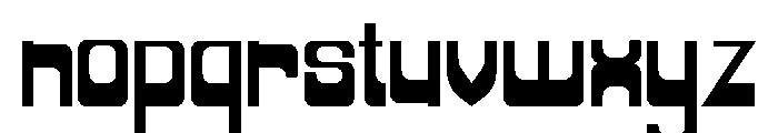 Maction Font LOWERCASE