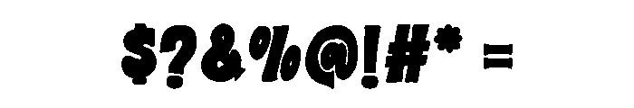 Mad Vibes Regular Font OTHER CHARS