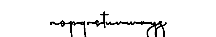 Maddison Stylish Font LOWERCASE