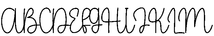 Maddisone Alphabet Font UPPERCASE