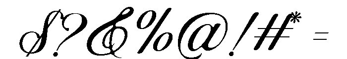 Madellin Cristales Script Reg Font OTHER CHARS
