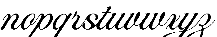Madellin Cristales Script Reg Font LOWERCASE