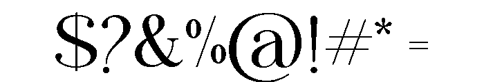 Madellin Cristales Serif Reg Font OTHER CHARS
