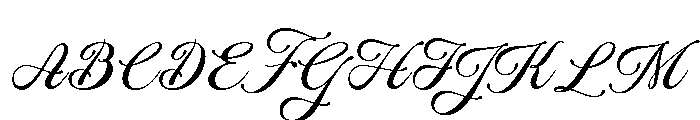 MadellinCristalesScript-Reg Font UPPERCASE
