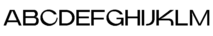 Madeqo Regular Font UPPERCASE