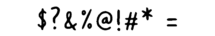 Madilog Regular Font OTHER CHARS
