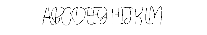 Mading Because Font UPPERCASE