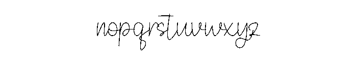 Mading Because Font LOWERCASE
