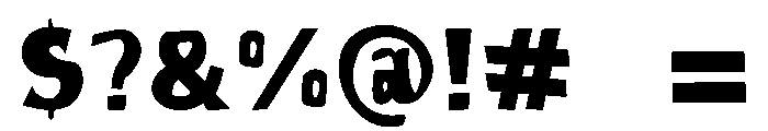 Madishon Font OTHER CHARS
