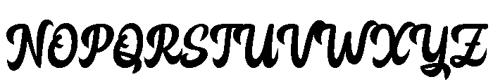 Madoya Font UPPERCASE