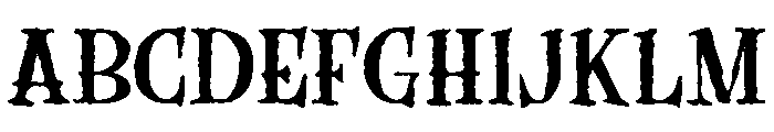 Madwitch-Inkbleed Font UPPERCASE