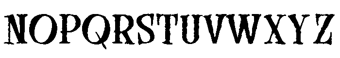 Madwitch-Inkbleed Font UPPERCASE