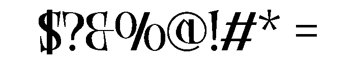 Madwitch-Regular Font OTHER CHARS
