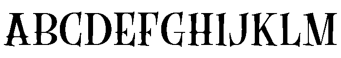 Madwitch-Regular Font UPPERCASE