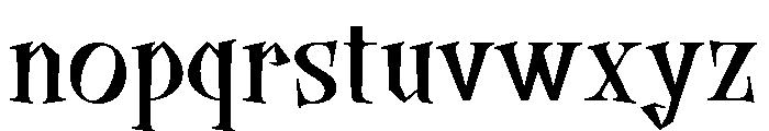 Madwitch-Regular Font LOWERCASE