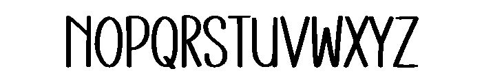 Maesaroh Font UPPERCASE