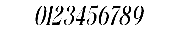 Mafesta Italic Font OTHER CHARS