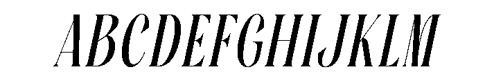 Mafesta Italic Font UPPERCASE
