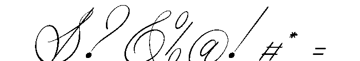 Mafuinka Italic Font OTHER CHARS
