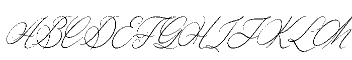 Mafuinka Italic Font UPPERCASE
