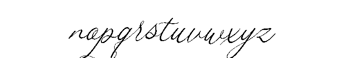 Mafuinka Italic Font LOWERCASE