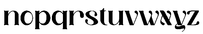 Mafya Font LOWERCASE